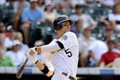10-5. Gonz&aacute;lez castiga a los Dodgers con dos jonrones