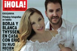 Borja Thyssen y Blanca Cuesta presentan a su hijo Eric