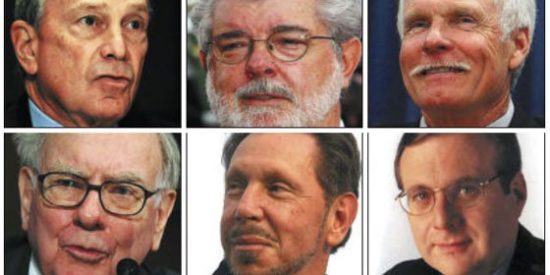 Bill Gates y Warren Buffet convencen a 50 de los hombres m&aacute;s ricos del planeta para que donen la mitad de sus fortunas