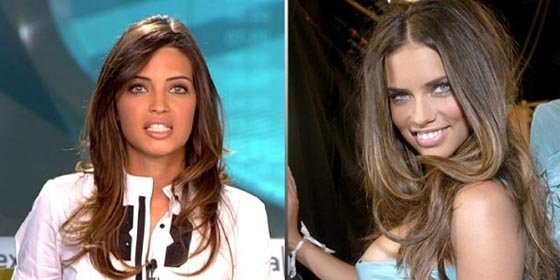 Sara Carbonero y Adriana Lima: como dos gotas de agua