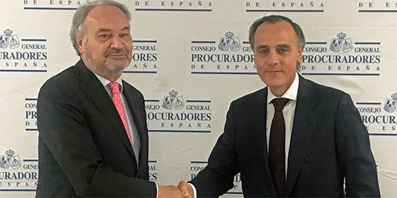 El Consejo General de Procuradores de España y CaixaBank renuevan su acuerdo estratégico de colaboración