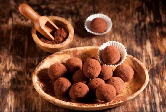 trufas chocolate negro