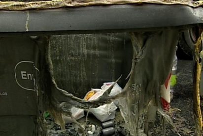 La Ertzaintza investiga la quema intencionada de contenedores en Gernika (Vizcaya) y Zumarraga (Guip&uacute;zcoa)