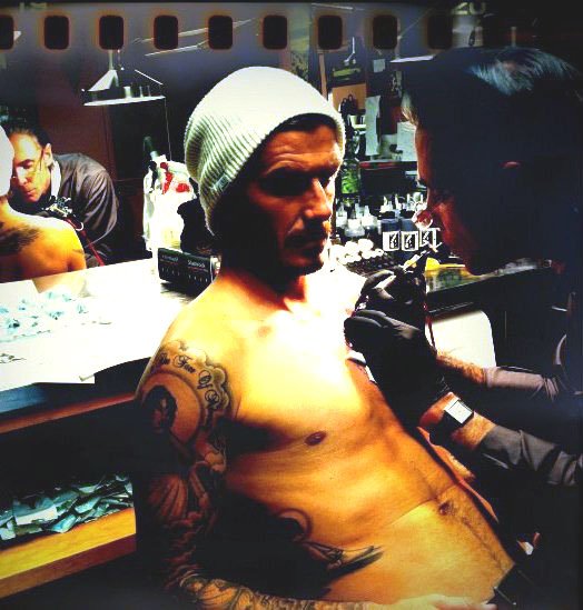 David Beckham, su tatuaje n&uacute;mero 21 en Facebook