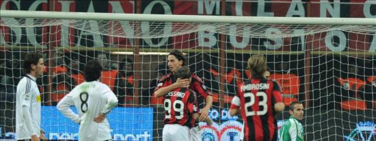 El Milan mantiene su ventaja al frente de la clasificaci&oacute;n, el Inter pincha