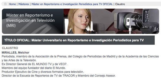 Melchor Miralles, de falso 'periodista' y 'abogado', a falso 'profesor universitario', delito penado con 5 años de cárcel (IV)
