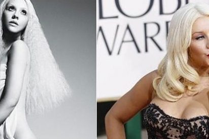 El 'photoshop' de Christina Aguilera
