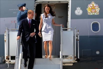 Los duques de Cambridge llegan a Los &Aacute;ngeles en su primera visita oficial a EE.UU.