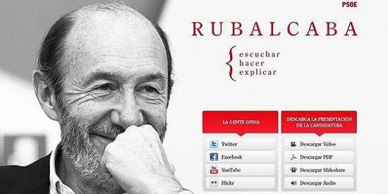 Candidato del PSOE: Ni Alfredo, ni P&eacute;rez, ni P.... Rubalcaba, a secas