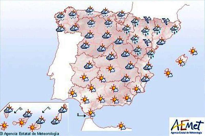 Lluvias en Aragón, Cataluña y Comunidad Valenciana