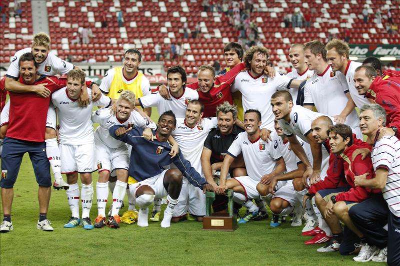 1-2. El G&eacute;nova logra un triunfo ante el Sporting que encarril&oacute; en la primera parte
