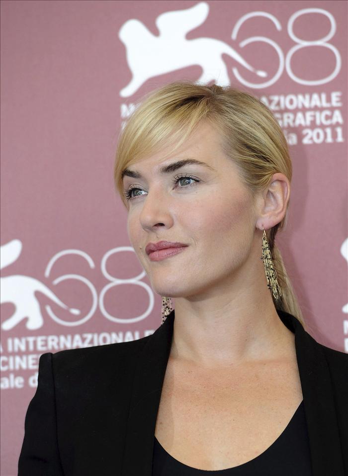 Kate Winslet, tan bella como omnipresente en Venecia
