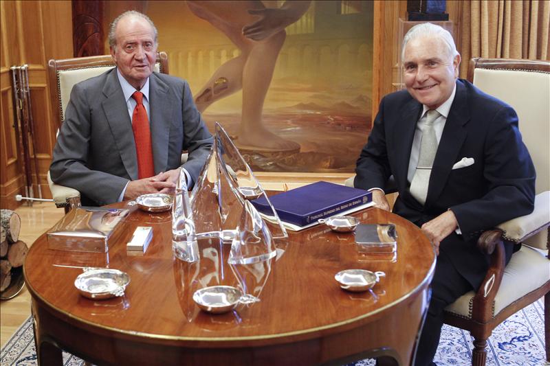 El Rey trata con Dívar las perspectivas de la Administración de Justicia
