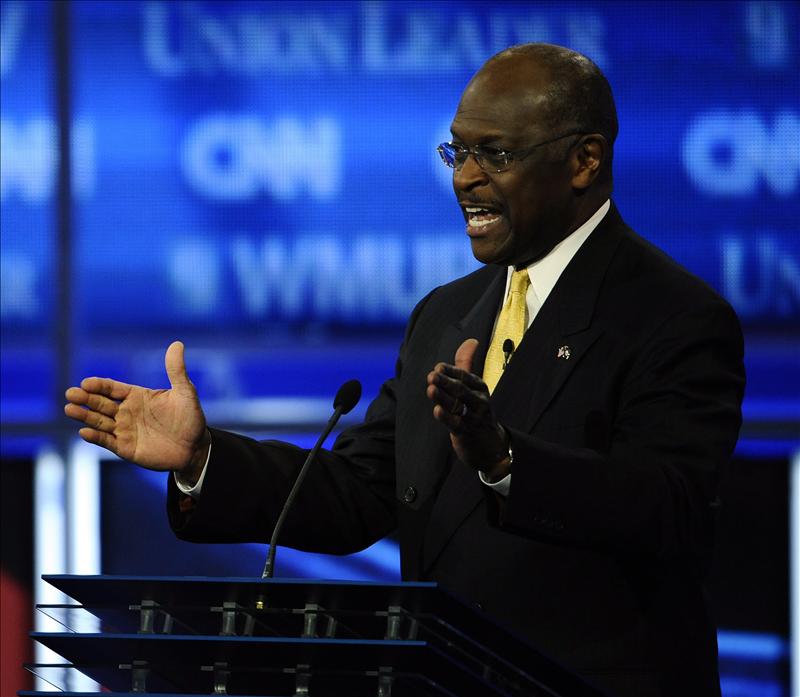 El republicano Herman Cain gana un "voto de ensayo" en una consulta informal en Florida