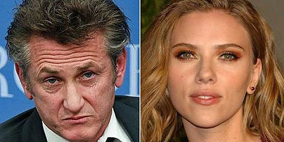 Sean Penn y Scarlett Johansson.