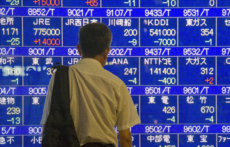 El Nikkei cae 89,36 puntos, el 1,05 por ciento, hasta 8.456,12 enteros