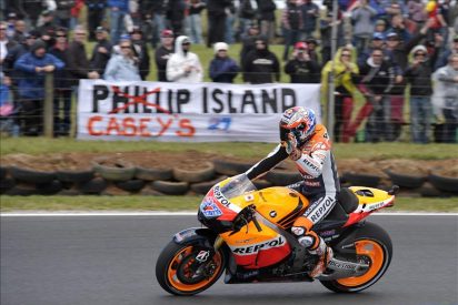Stoner no deja lugar para la duda y sentencia los entrenamientos en MotoGP