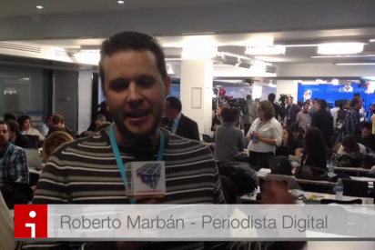 PD en la Sala de Prensa de la sede Central del Partido Popular