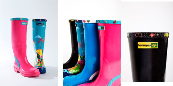 Customiza tus 'rain boots' Havaianas!!