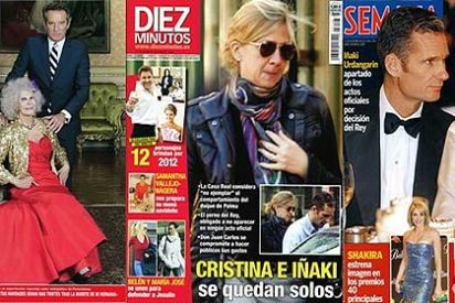 El 'embrollo' de Urdangar&iacute;n y la Infanta Cristina sigue copando portadas