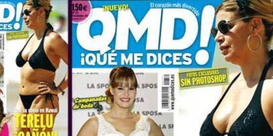 '&iexcl;QMD!' descubre el cuerpo "real" de Terelu Campos y ella se 'despelota' en 'S&aacute;lvame' para demostrar que tiene mejor tipo