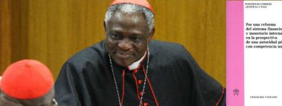 El cardenal Turkson propone una tasa para las transacciones financieras