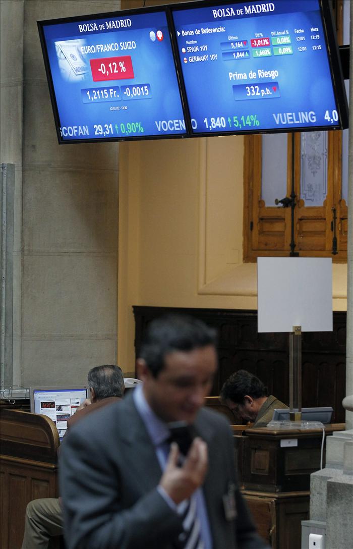 El IBEX cae el 0,79 por ciento por el nuevo retraso en el acuerdo sobre Grecia