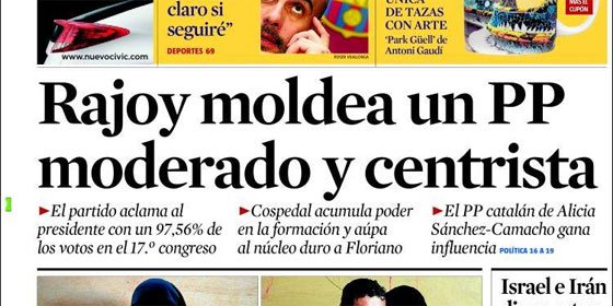 La Vanguardia se rinde a los pies de Rajoy