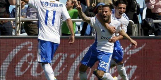 Un penalti en el 95' da el triunfo al Zaragoza ante el Atl&eacute;tico