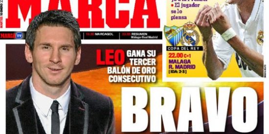 Emilio P&eacute;rez de Rozas, en 'El Partido de las 12': "En 'Marca' est&aacute;n muy orgullosos de haber hecho portadas de Messi y el Bar&ccedil;a, pero hay gente que dice que eso ha da&ntilde;ado a la difusi&oacute;n del peri&oacute;dico"