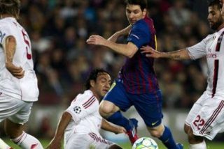 El Bar&ccedil;a supera al Milan y llega a su quinta semifinal consecutiva (3-1)