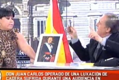 Chiqui regresa a 'S&aacute;lvame' y Pe&ntilde;afiel la humilla y la desprecia: "O se va o me levanto yo. No me gustan las bufonadas"
