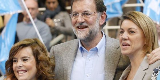 Rajoy se toma un respiro con RTVE hasta que acabe el ruido de sables entre Cospedal y Soraya