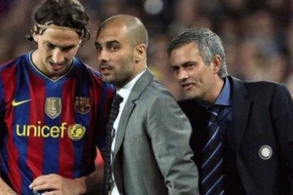 Guardiola: "Parece que Ibrahimovic quiere hacerse amigo de Mourinho"