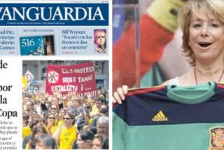La prensa vasca y catalana carga contra Aguirre por la final de la Copa