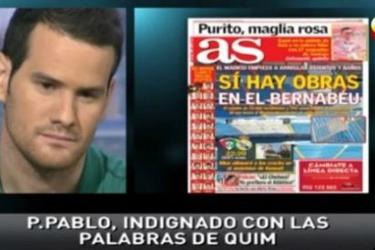 Pedro Pablo San Mart&iacute;n llama cabreado a 'Punto Pelota' y revela que las fotos de las obras del Bernab&eacute;u publicadas en 'AS' "son robadas"