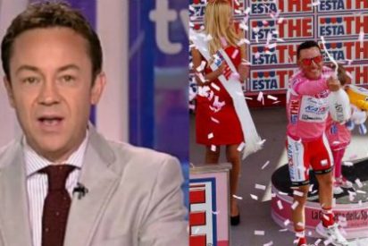 Sergio Sauca prioriza en el Telediario de TVE la nueva camiseta del Valencia al &eacute;xito de 'Purito' Rodr&iacute;guez en el Giro de Italia