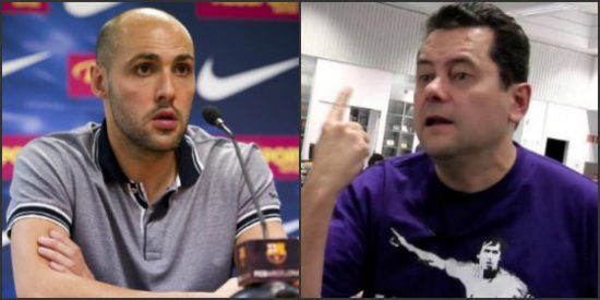 Javi Rodr&iacute;guez (Bar&ccedil;a) se acuerda de Roncero tras ganar la liga de f&uacute;tbol sala: "Si eres tan merengue, dile a tu amigo Florentino P&eacute;rez que haga un equipo"