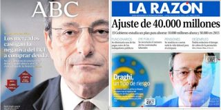 Mario Draghi, el nuevo villano para la prensa espa&ntilde;ola