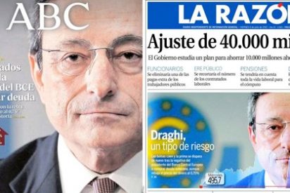 Mario Draghi, el nuevo villano para la prensa espa&ntilde;ola