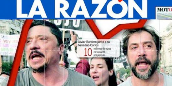 Cr&iacute;a actores millonarios... el Bardem m&aacute;s pancartero regresa para gritar contra el PP