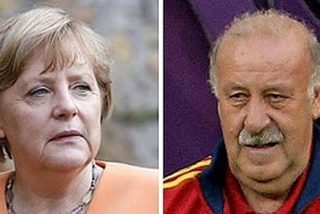 Angela Merkel: "Me gustar&iacute;a invitar un d&iacute;a a cenar a Vicente del Bosque"
