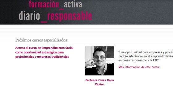Diario Responsable lanza cursos especializados en gesti&oacute;n de la Responsabilidad Social