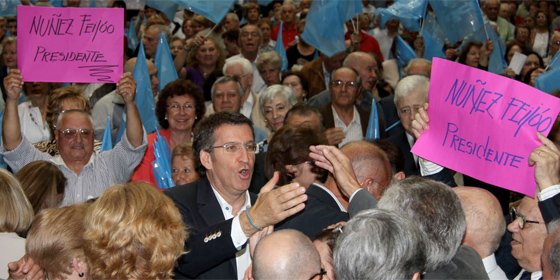 Feij&oacute;o: "Nosotros queremos a pap&aacute; y a mam&aacute;; queremos a Galicia y a Espa&ntilde;a"