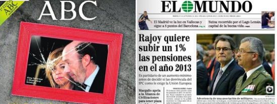 ABC 'divorcia' al PSOE