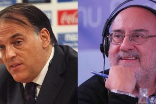 Javier Tebas (LFP) encaja mal un art&iacute;culo de Alfredo Rela&ntilde;o criticando su gesti&oacute;n: "Qu&eacute; desinformado est&aacute;s. Parece mentira en un director de AS"