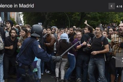 Espa&ntilde;a arde: la prensa internacional recoge lo m&aacute;s violento de la protesta en Madrid