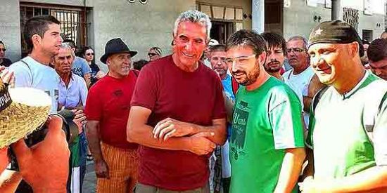 El 'Follonero' se suma a la marcha jornalera de S&aacute;nchez Gordillo