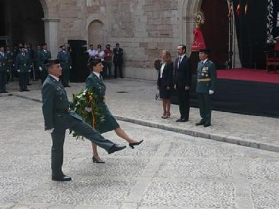 La Guardia Civil celebra su patrona destacando el aumento de detenciones