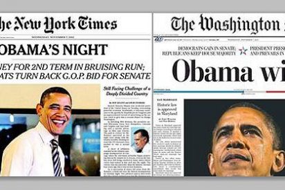 Del "Obama wins" al "Obama's Night": el triunfo de Barack Obama visto por la prensa de EEUU